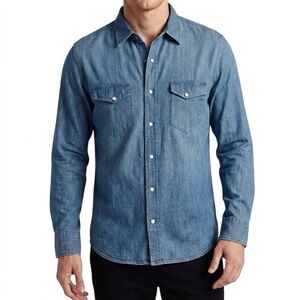 *SOLD* Western Blue Denim Shirt